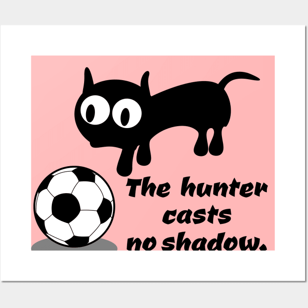 Cat Football Wall Art by mailboxdisco